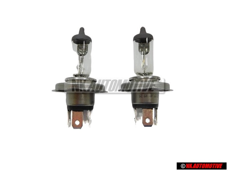 2x VW Original Ampoule A Iode, Verre Jaune - N 0177643