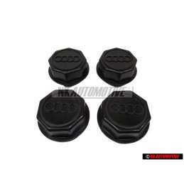 4x Audi Original Enjoliveur De Roue Noir Satine - 841601165 01C