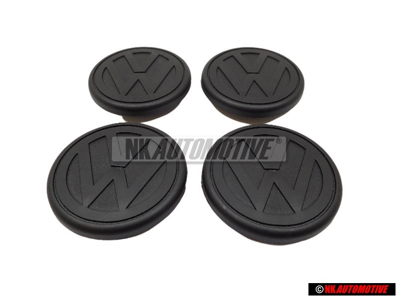 4x VW Original Capuchon Graphite - 701601171 2BC