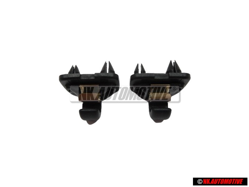 2x Audi Original Support P. Pare-Soleil Soul (Noir) - 8W0857562A 4PK