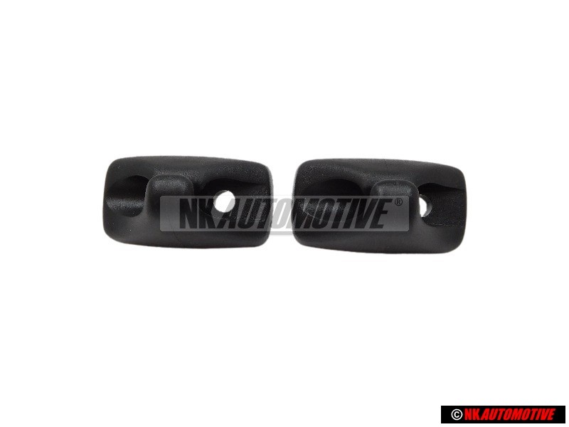 2x VW Original Support P. Pare-Soleil Noir Satine - 1H0857559B 01C