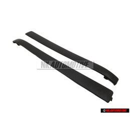 2x VW Original Ecran P. Poignee De Porte Noir Satine - 191837239 01C