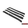 4x VW Original Ecran P. Poignee De Porte Noir Satine - 191837239 01C