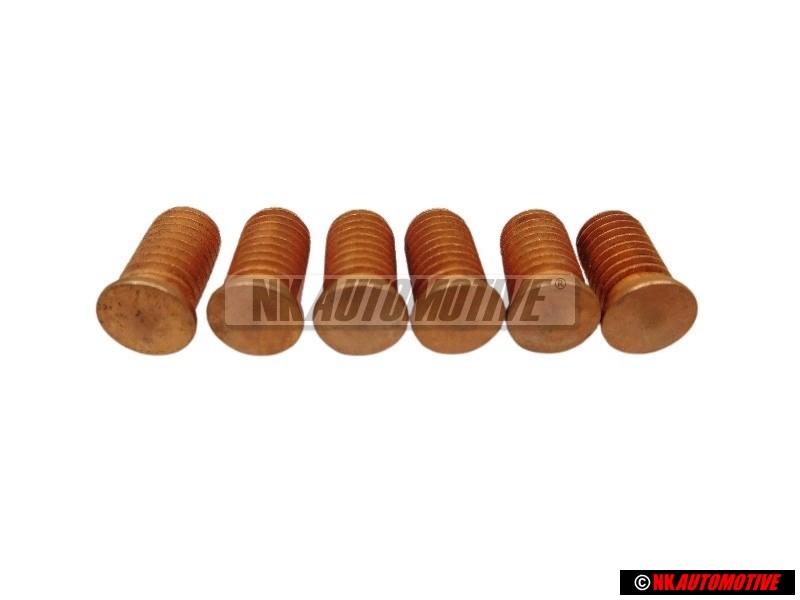 6x VW Original Vis A Souder 'Unite De Commande 100' - N 90169301