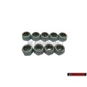 9x VW Original ecrou 6 pans, autoserreur - N 01118312