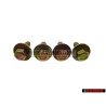 4x VW Original Vis A Tole 6Pans Avec Rondelle - 311821143