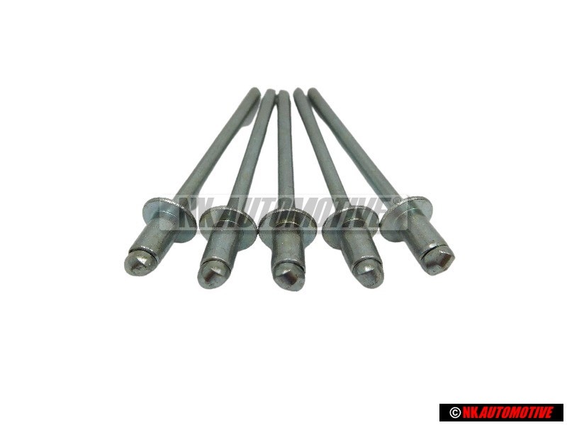 5x VW Original Rivet Aveugle - N 0161943