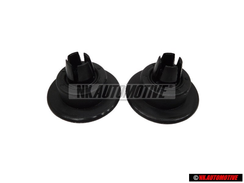 2x VW Original Support Pour Revetement Noir Satine - 191807193 01C