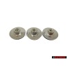 3x VW Original Ecrou 6 Pans Avec Rondelle Caoutchouc - N 90574801