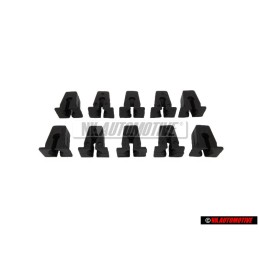 10x VW Original Ecrou Encastrable - 811807577C