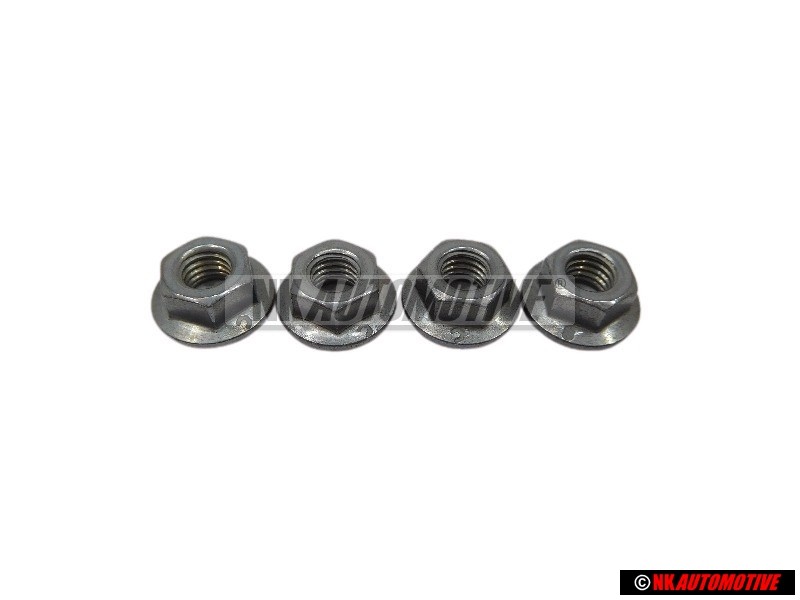 4x VW Original Ecrou Hexagonal Embase - N 10017304