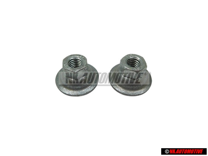 2x VW Original Ecrou 6 Pans - 357837270