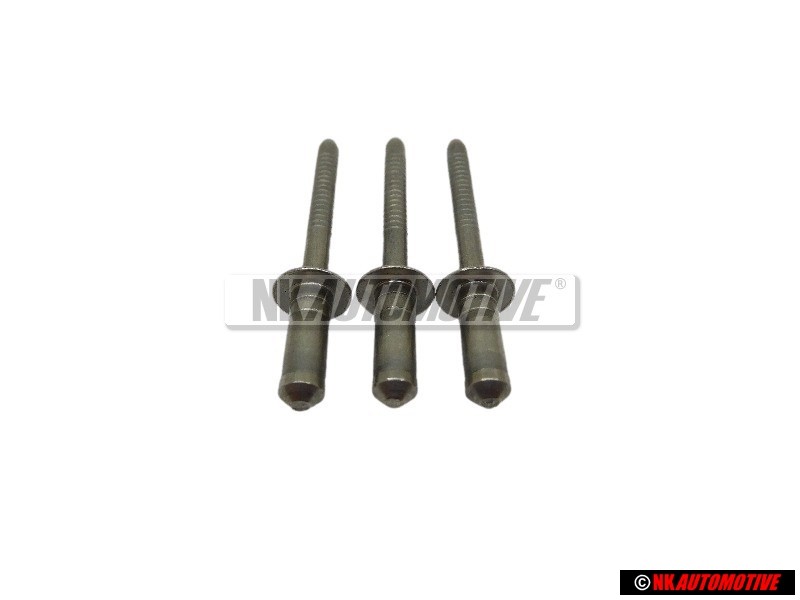 3x VW Original Rivet Aveugle - N 90478601