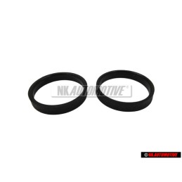2x VW Original Embase Noir Satine - 357837595 01C