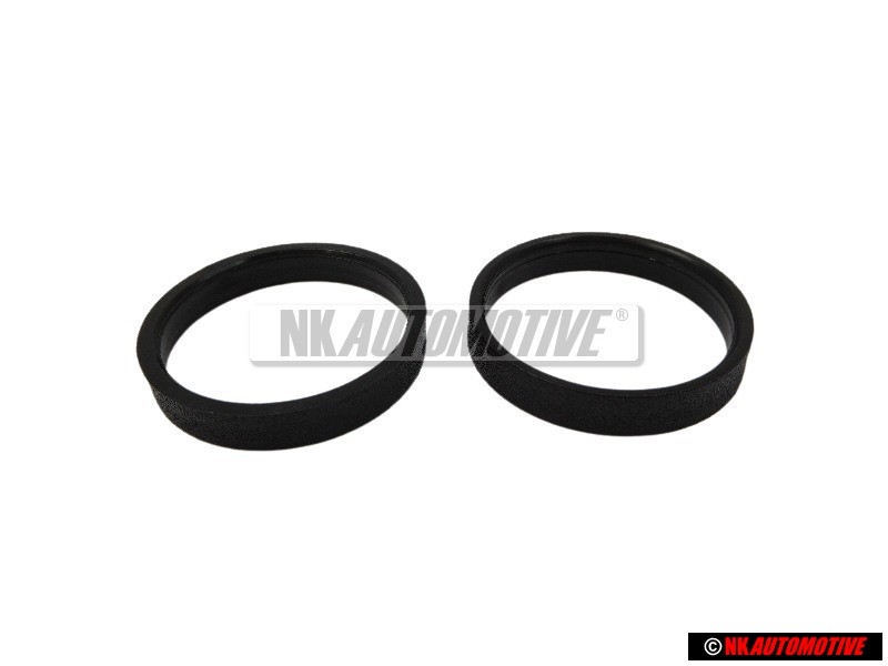 2x VW Original Embase Noir Satine - 357837595 01C