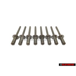 8x VW Original Rivet Aveugle - N 90478601