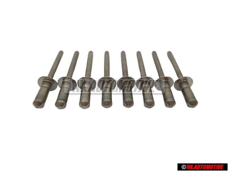 8x VW Original Rivet Aveugle - N 90478601