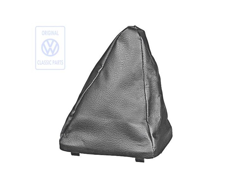 VW Original Garniture Levier De Vitesses Simili-Cuir Noir - 321711113C 5CY
