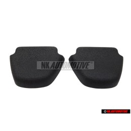 2x VW Original Capuchon Noir Satine - 165857719 01C