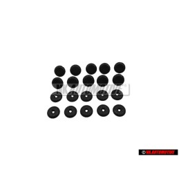 VW Original 1 Jeu De Boutons Pour Ceinture - 321898847A 01C