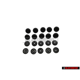 VW Original 1 Jeu De Boutons Pour Ceinture - 321898847A 01C