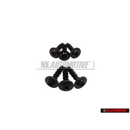 6x VW Original Vis Plastique A Tete Fendue - 433862195