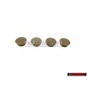 4x VW Original Obturateur Beige Clair - 535867842B 4YV