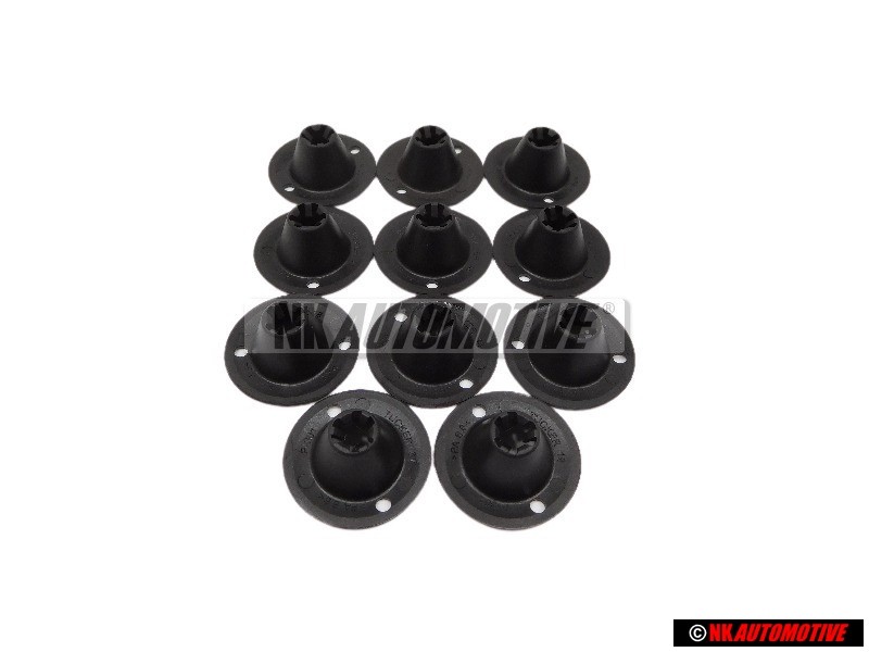 11x VW Original Bouton-Ression - N 90357601