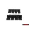 8x VW Original Support Noir Satine - 3A0867301 01C