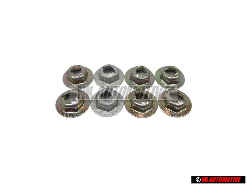 8x VW Original Ecrou Taraud - N 0386011