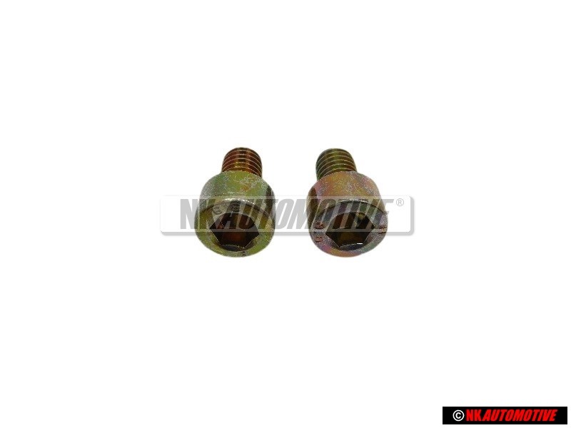2x VW Original Vis A Tete Cylindrique Avec Six Pans Internes - N 0147506