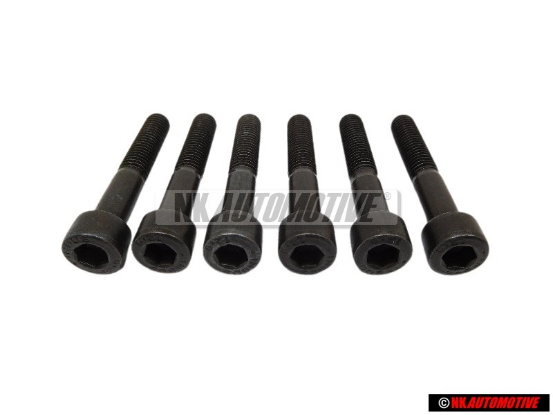 6x VW Original Vis A Tete Cylindrique Avec Six Pans Internes - N 0147513