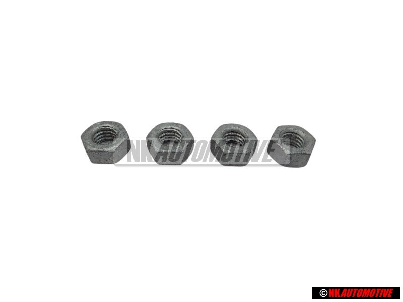 4x VW Original Ecrou 6 Pans - N 01100636