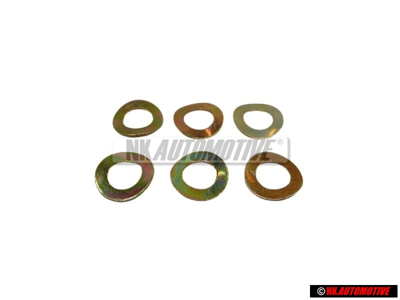 6x VW Original Rondelle Elastique - N 0122265