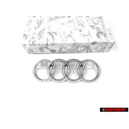 Audi Original Anneaux Avant Embleme Logo Chrome - 447853605