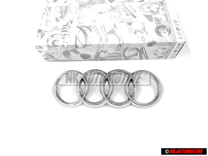 Audi Original Anneaux Avant Embleme Logo Chrome - 447853605