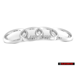 Audi Original Anneaux Avant Embleme Logo Chrome - 447853605