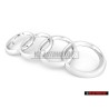 Audi Original Anneaux Avant Embleme Logo Chrome - 447853605