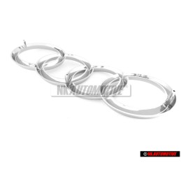 Audi Original Anneaux Avant Embleme Logo Chrome - 447853605