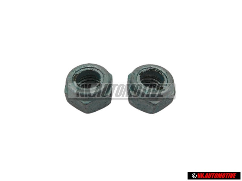 2x VW Original Ecrou 6 Pans, Autoserreur - N 0111849