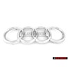 Audi Original Anneaux Avant Embleme Logo Chrome - 4D0853605