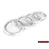 Audi Original Anneaux Avant Embleme Logo Chrome - 4D0853605