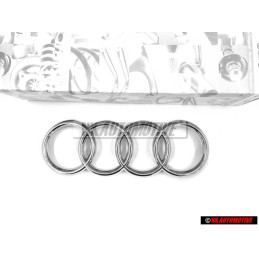 Audi Original Anneaux Avant Embleme Logo Chrome - 4D0853605A 2ZZ