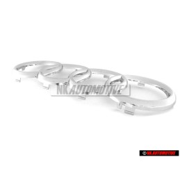 Audi Original Anneaux Avant Embleme Logo Chrome - 4D0853605A 2ZZ