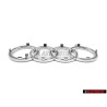 Audi Original Anneaux Avant Embleme Logo Chrome - 4D0853605A 2ZZ