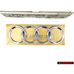 Audi Original Anneaux Arrière Embleme Logo Chrome - 4D0853742A 2ZZ