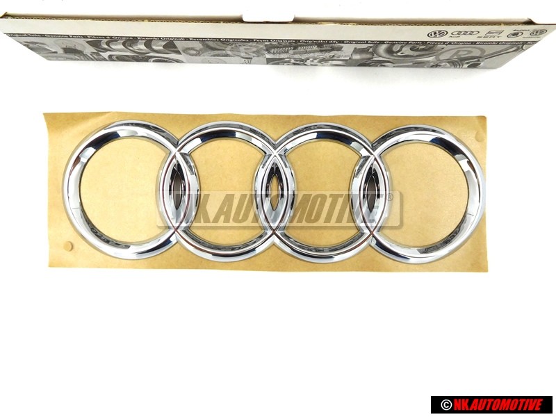 Audi Original Anneaux Arrière Embleme Logo Chrome - 4D0853742A 2ZZ