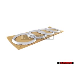Audi Original Anneaux Arrière Embleme Logo Chrome - 4D0853742A 2ZZ