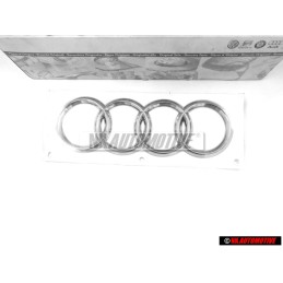 Audi Original Anneaux Arrière Embleme Logo Chrome - 4F0853742 2ZZ