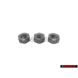 3x VW Original Ecrou 6 Pans - N 01100636